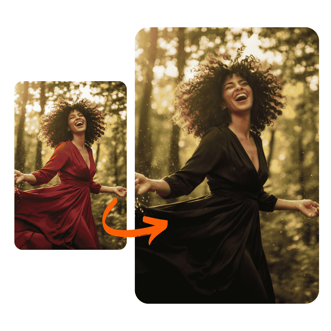 Change Clothing Color, Keep the Impeccable Style